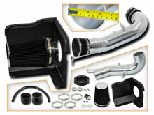 Cold Air Intake Kit for Chevrolet Silverado 1500 (2009-2013) with 4.8L / 5.3L / 6.0L / 6.2L V8 Engine Chrome Black