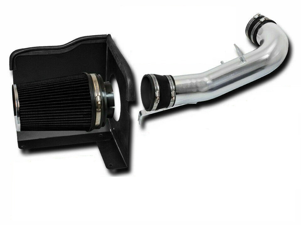 Cold Air Intake Kit for Chevrolet Silverado 1500 (2009-2013) with 4.8L / 5.3L / 6.0L / 6.2L V8 Engine Chrome Black