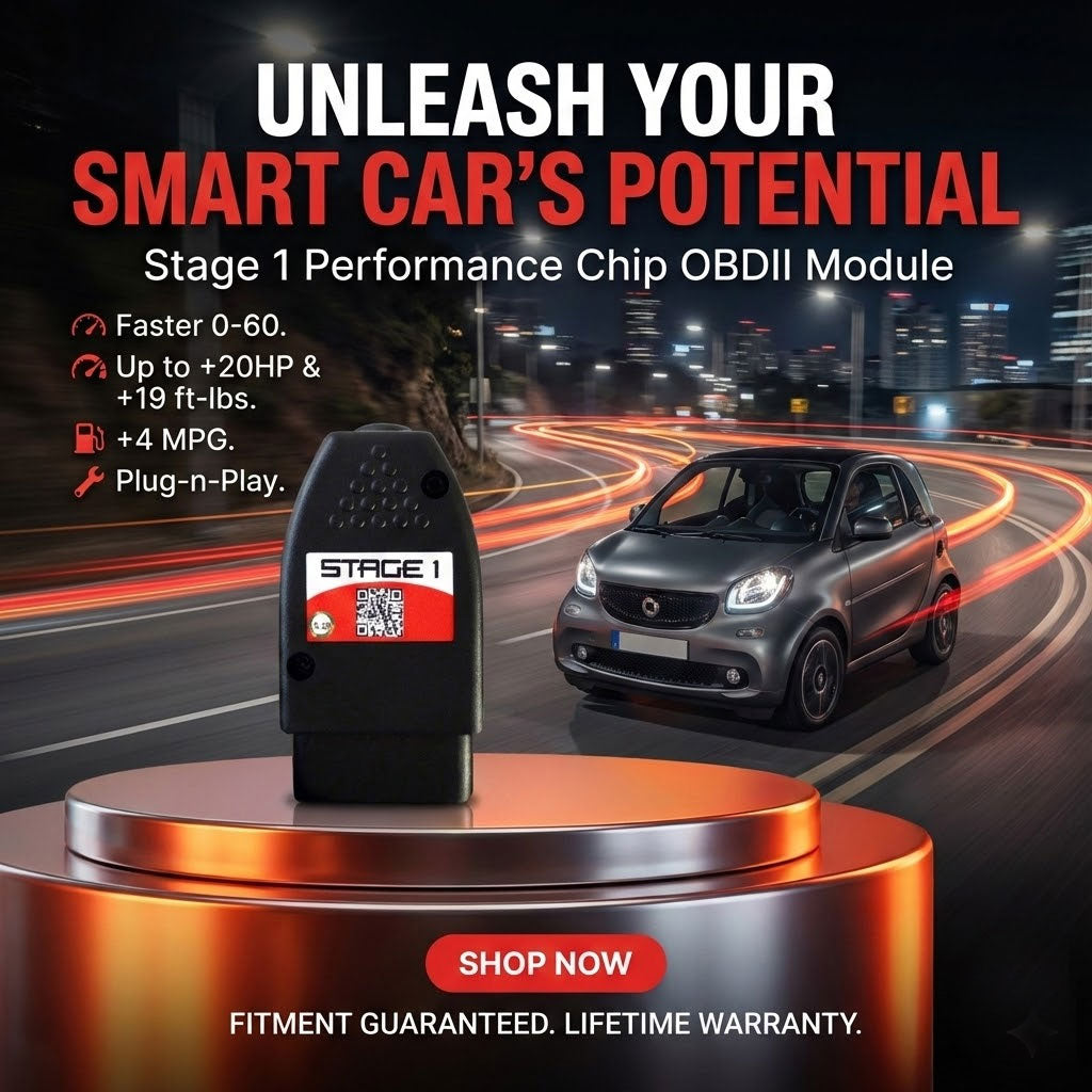 Stage 1 Performance Chip for Smart - Boost HP & Torque | OBD2 Plug & Play Module