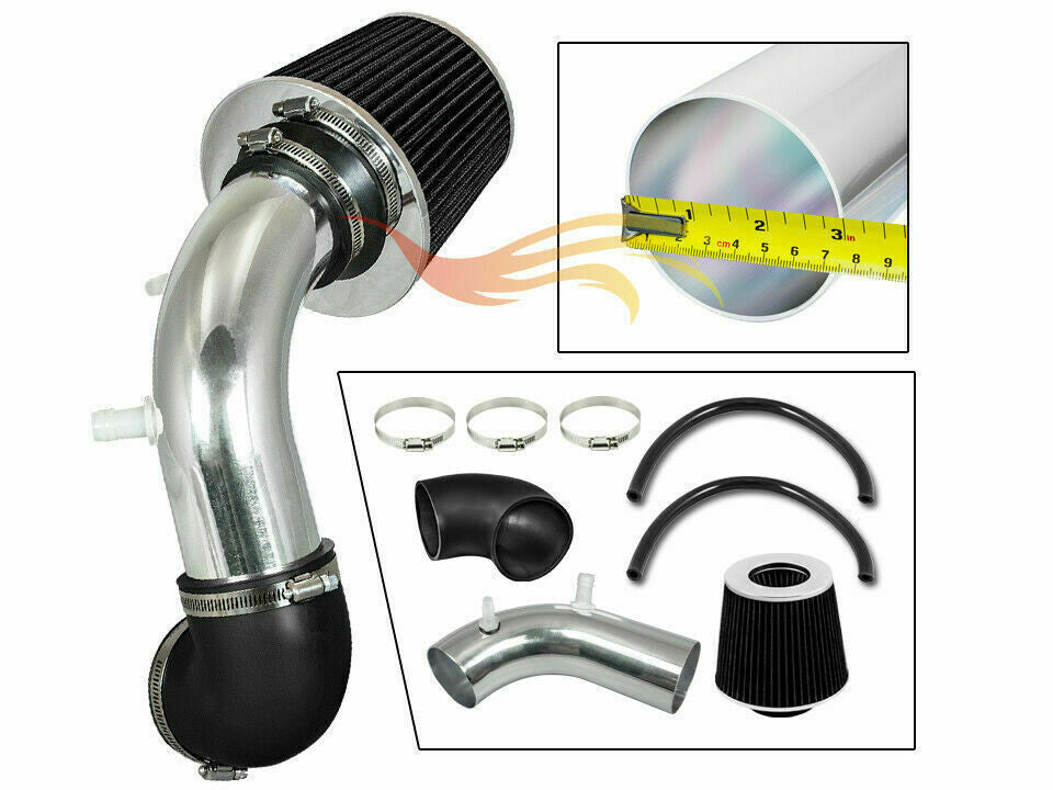 Cold Air Intake Kit for Hyundai Sonata Optima (2011-2015) with 2.4L Engine Black