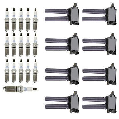 Ignition Coil & Iridium Spark Plugs for Dodge Magnum (2006-2008) 5.7L 6.1L V8