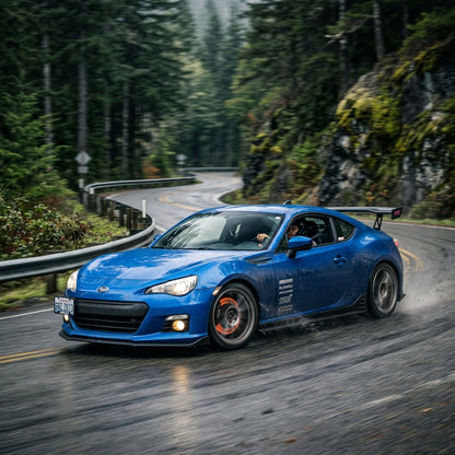 Action Shot: Subaru BRZ Driving Fast