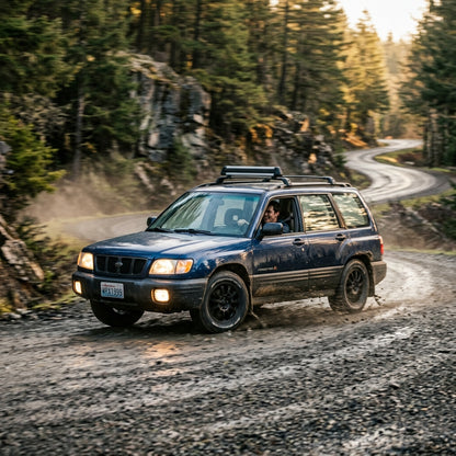 Action Shot: Subaru Forester Driving Fast