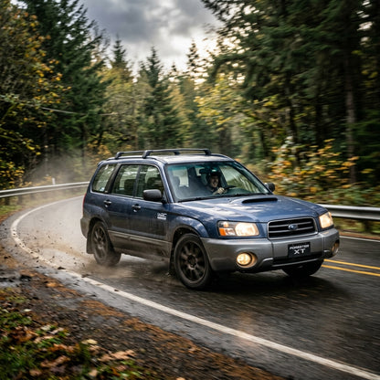 Action Shot: Subaru Forester Driving Fast