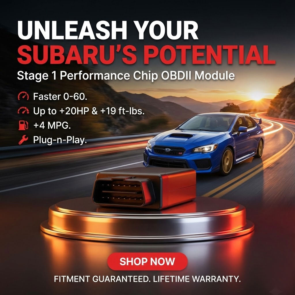 Stage 1 Performance Chip for Subaru - Boost HP & Torque | OBD2 Plug & Play Module