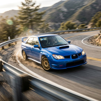 Action Shot: Subaru WRX,WRX STI Driving Fast