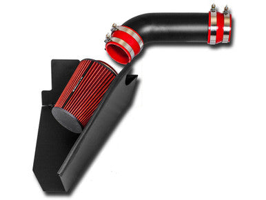 Performance Air Intake W/Heat Shield for Chevrolet Suburban (1996-1999) with 5.0L/5.7L V8 Engine Red Default Title
