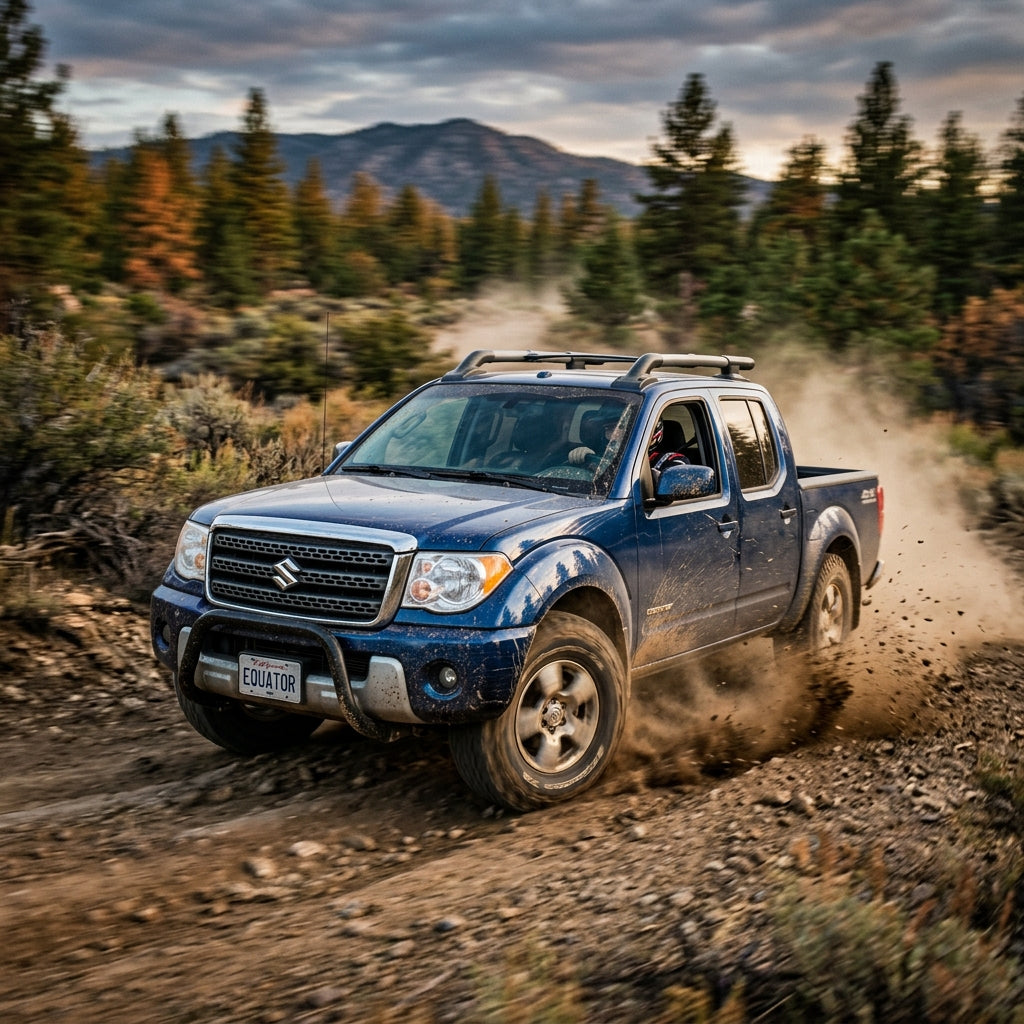 Action Shot: Suzuki Equator Driving Fast