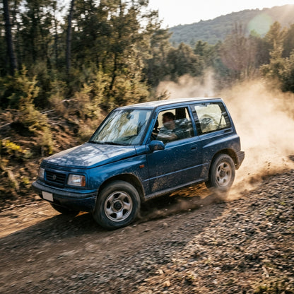 Action Shot: Suzuki Vitara Driving Fast