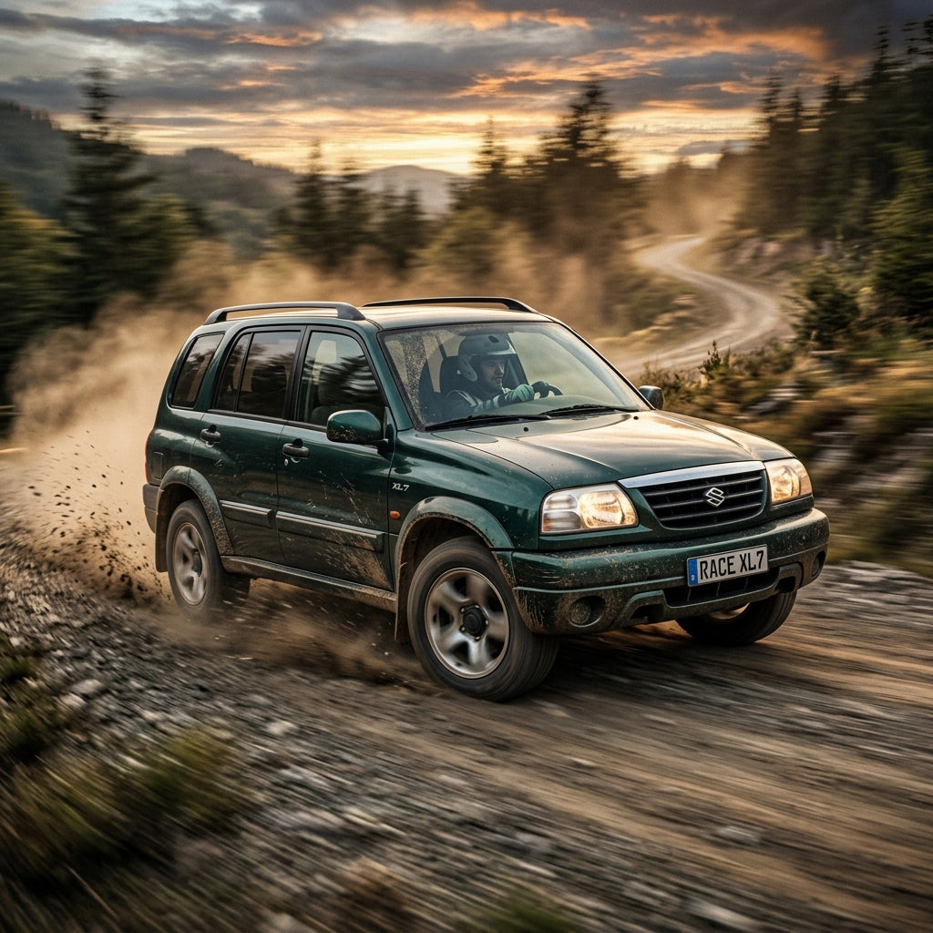 Action Shot: Suzuki XL7 Driving Fast