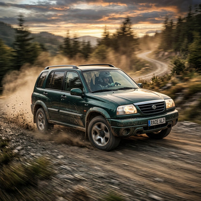 Action Shot: Suzuki XL7 Driving Fast