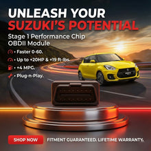 Stage 1 Performance Chip for Suzuki - Boost HP & Torque | OBD2 Plug & Play Module