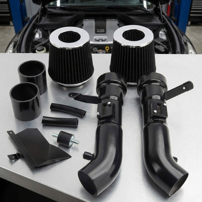 Cold Air Intake for Infiniti for G37 (2008-2013) 3.7L V6 Engine Polished Black