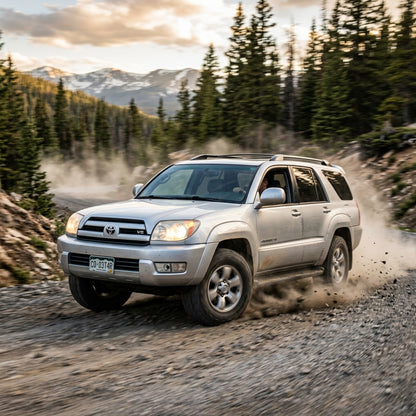 Action Shot: Toyota 4Runner Driving Fast