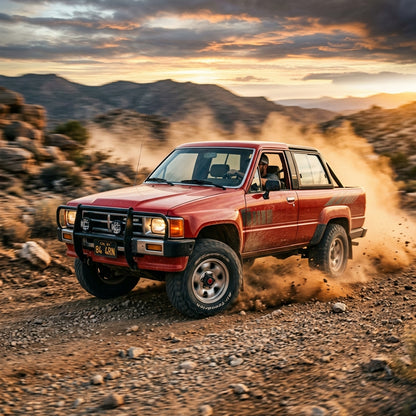 Action Shot: Toyota 4Runner Driving Fast