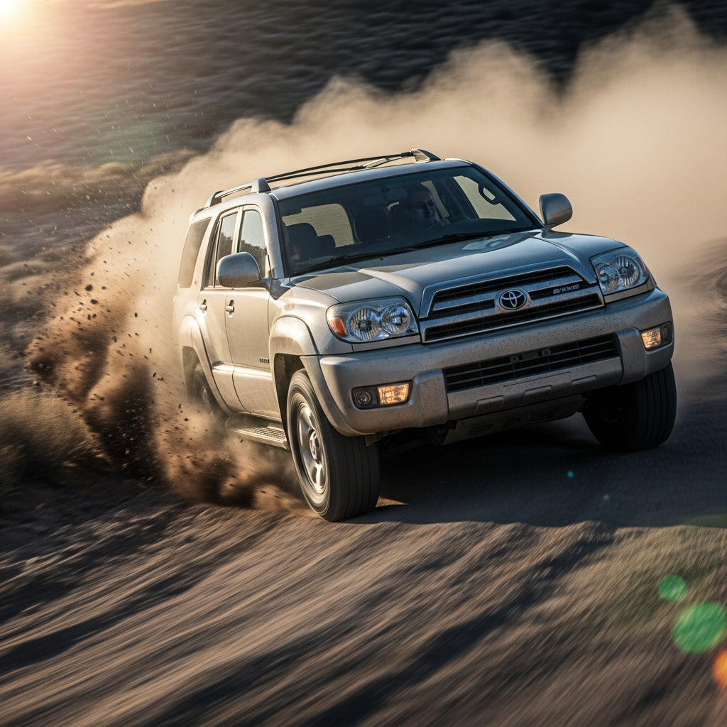 Action Shot: Toyota 4Runner Driving Fast
