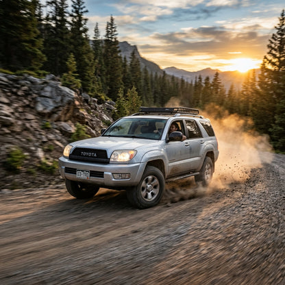 Action Shot: Toyota 4Runner Driving Fast
