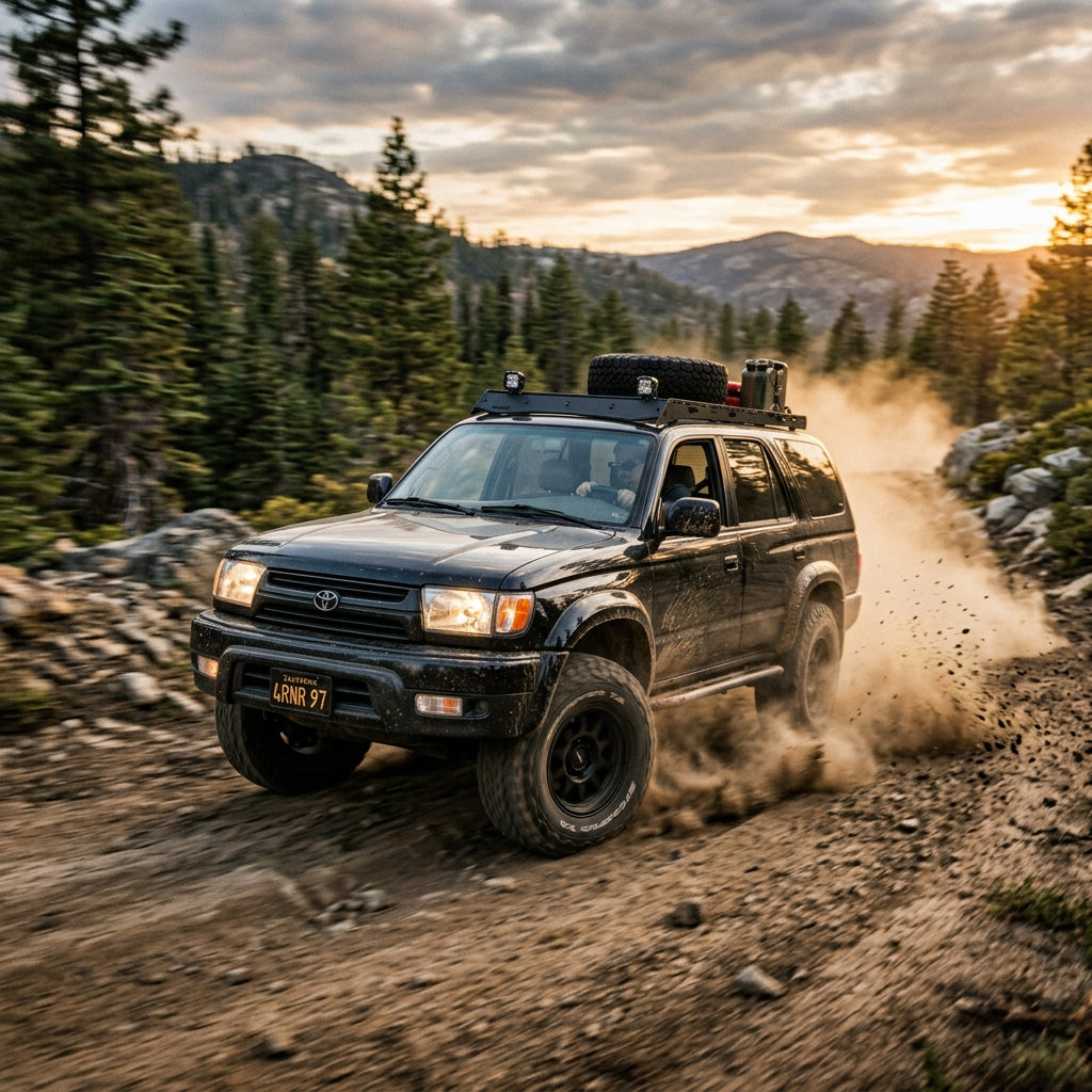 Action Shot: Toyota 4Runner Driving Fast