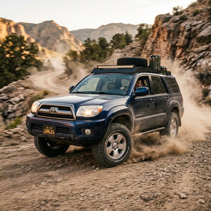 Action Shot: Toyota 4Runner Driving Fast