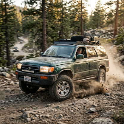 Action Shot: Toyota 4Runner Driving Fast