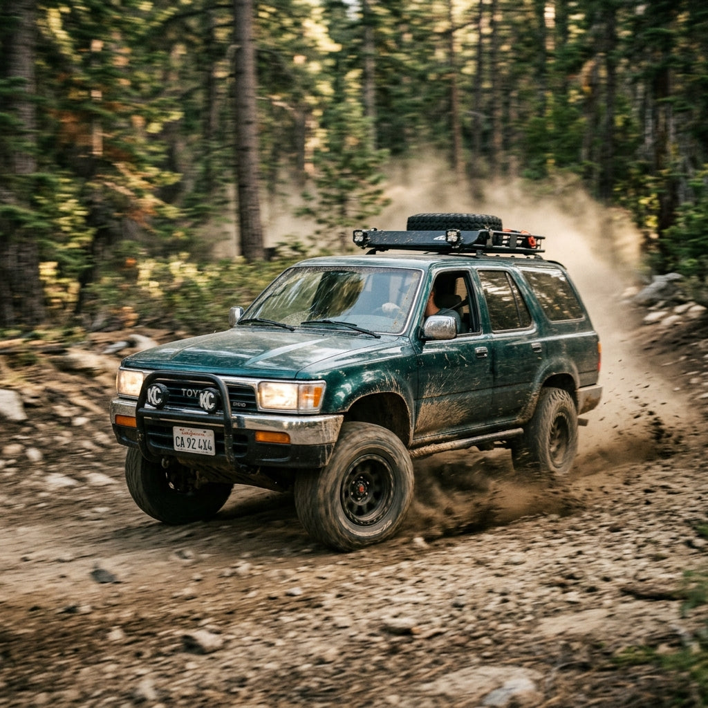 Action Shot: Toyota 4Runner Driving Fast