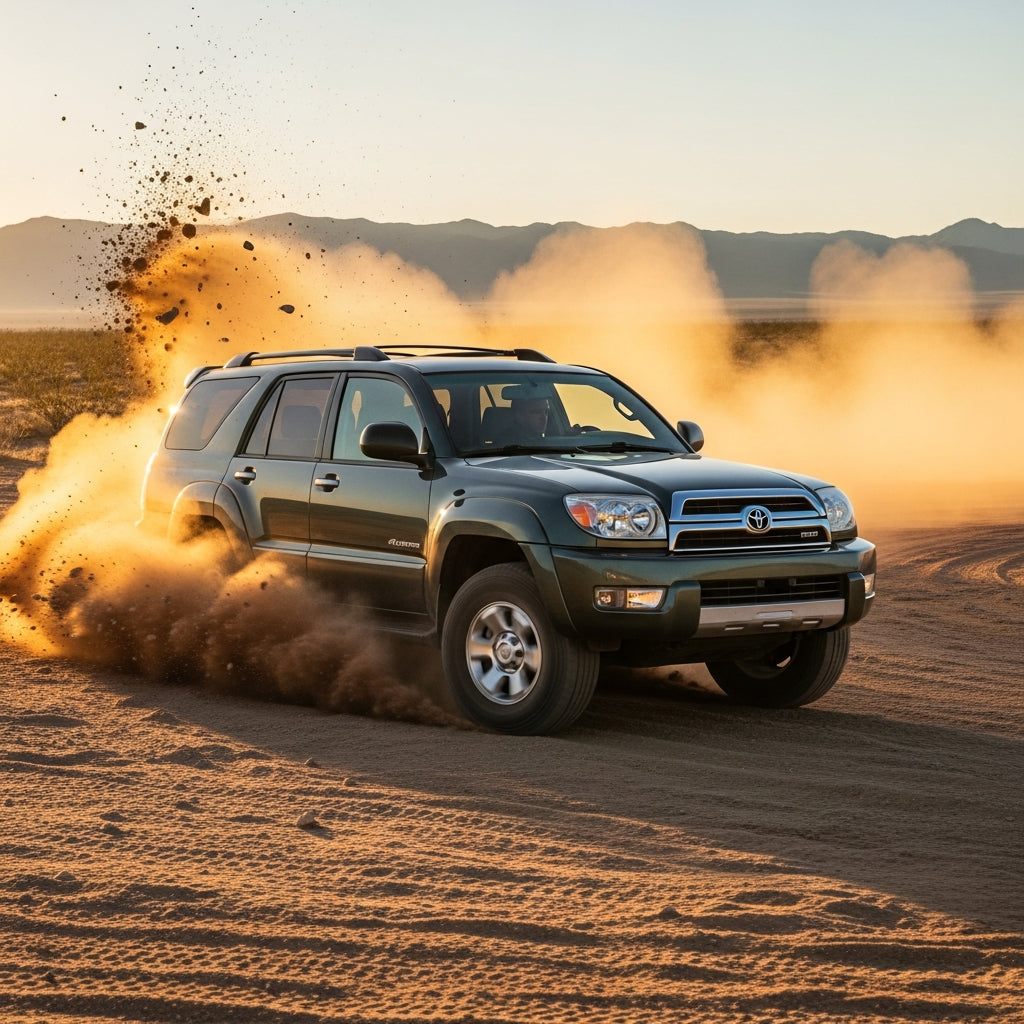 Action Shot: Toyota 4Runner  Driving Fast