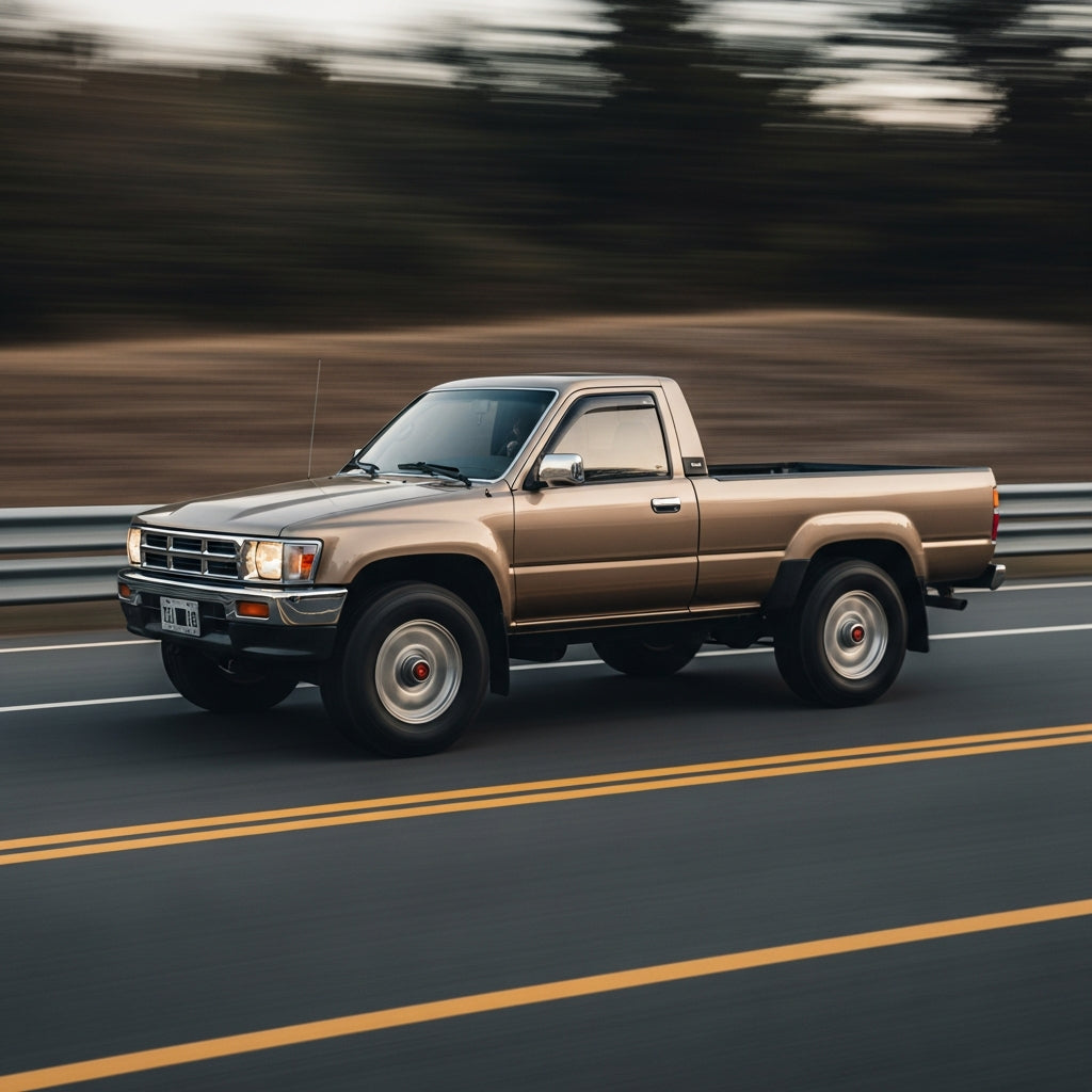 Action Shot: Toyota 4Runner, Pickup Driving Fast