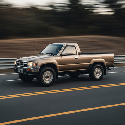 Action Shot: Toyota 4Runner, Pickup Driving Fast