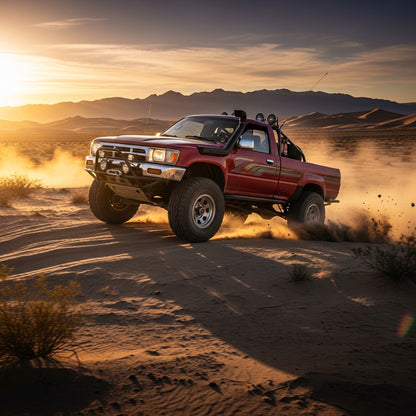 Action Shot: Toyota 4Runner, Pickup Driving Fast