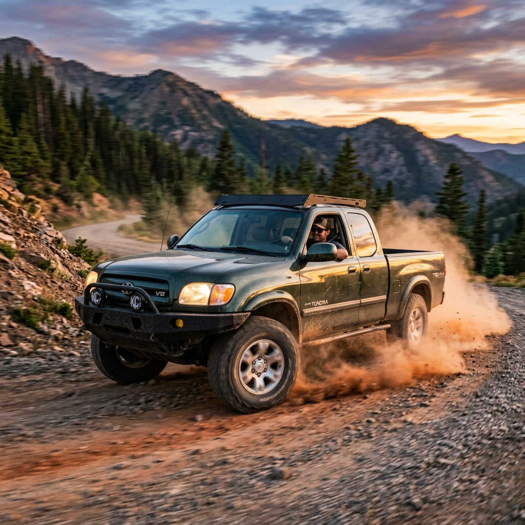 Action Shot: Toyota 4Runner,Sequoia,Tundra Driving Fast