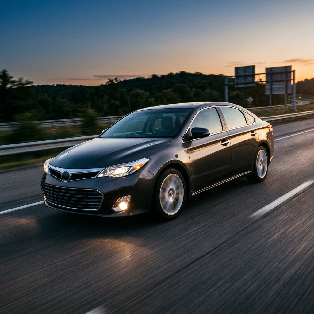 Action Shot: Toyota Avalon Driving Fast