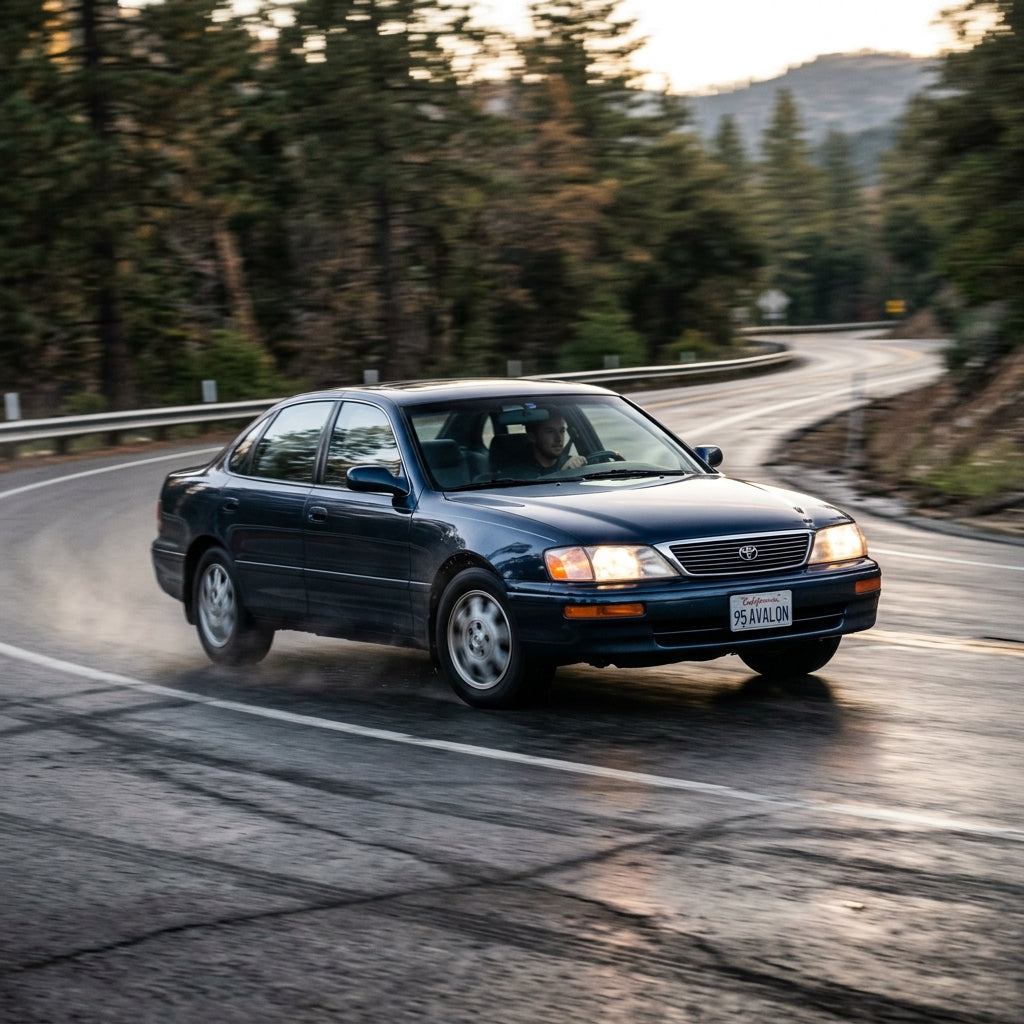 Action Shot: Toyota Avalon Driving Fast