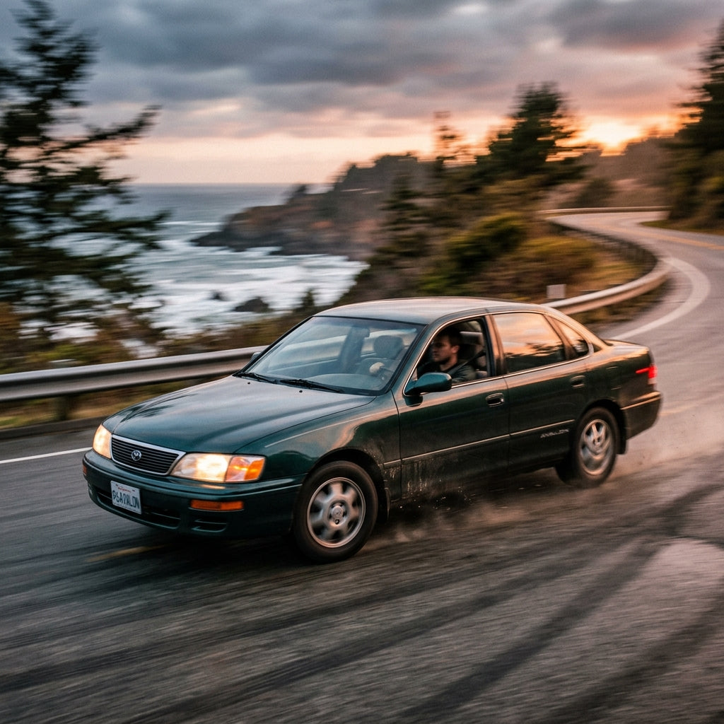 Action Shot: Toyota Avalon Driving Fast