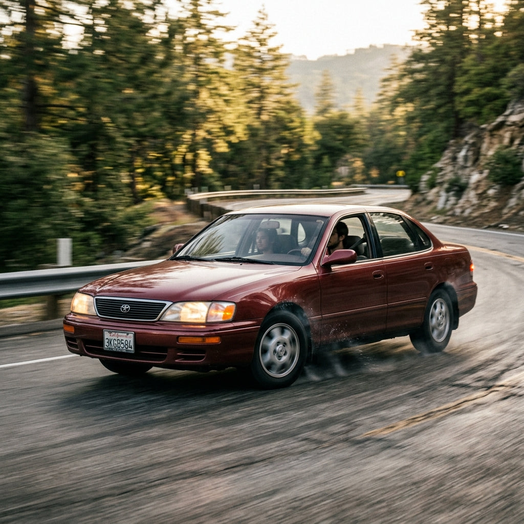 Action Shot: Toyota Avalon Driving Fast
