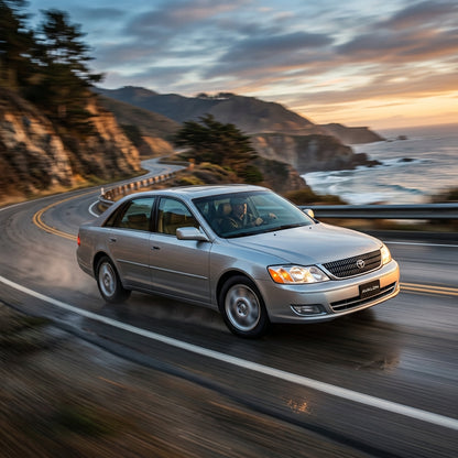Action Shot: Toyota Avalon Driving Fast