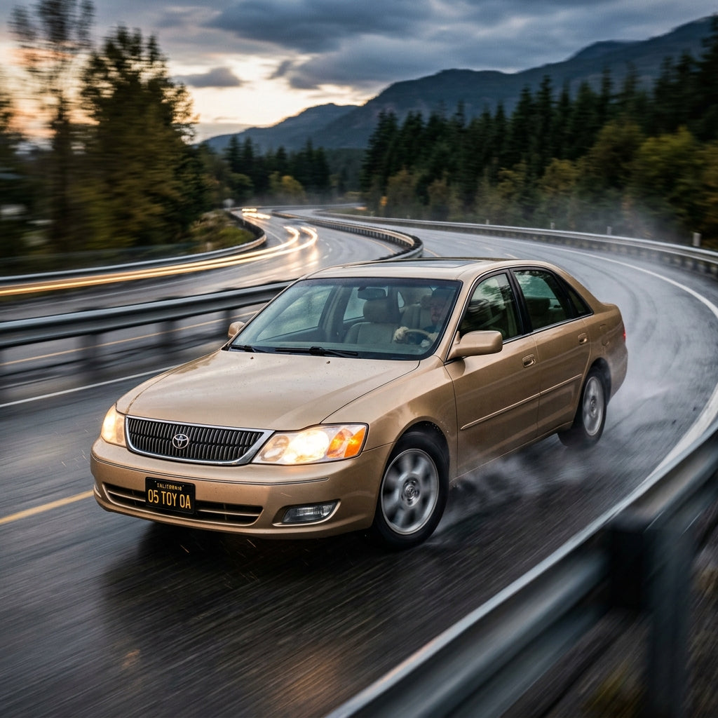 Action Shot: Toyota Avalon Driving Fast