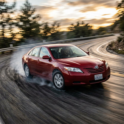 Action Shot: Toyota Avalon,Camry Driving Fast