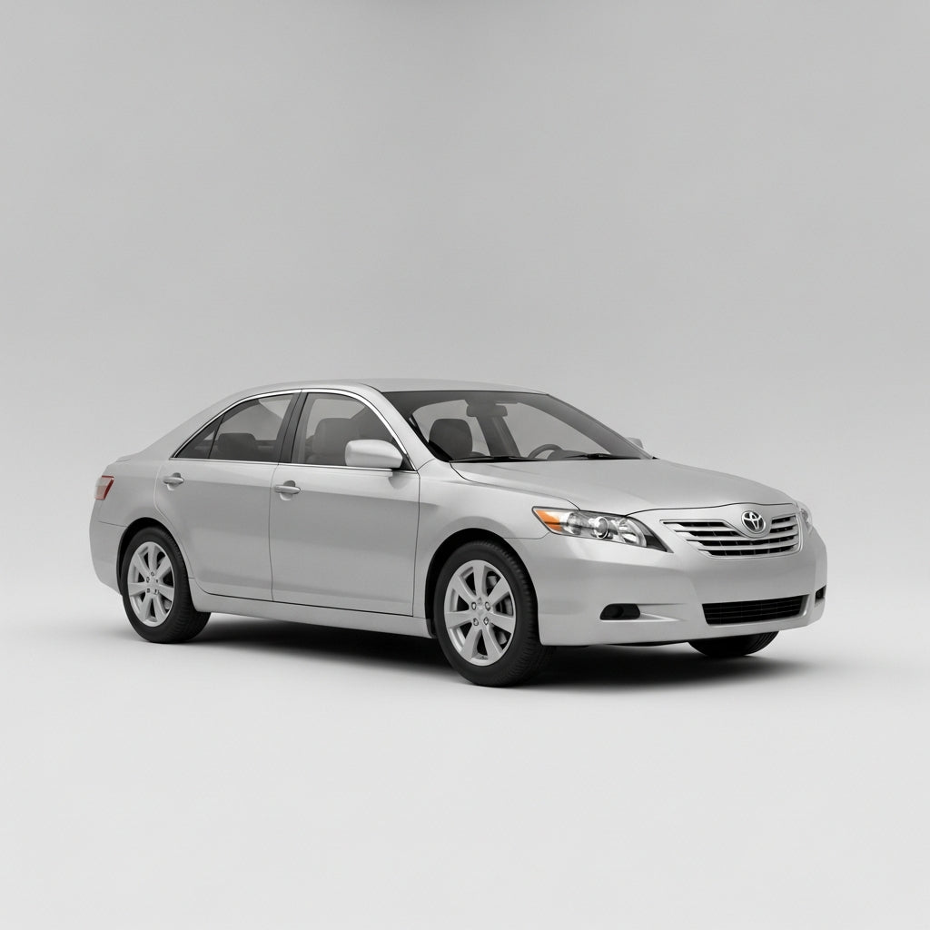Action Shot: Toyota Camry Driving Fast