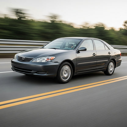 Action Shot: Toyota Camry Driving Fast