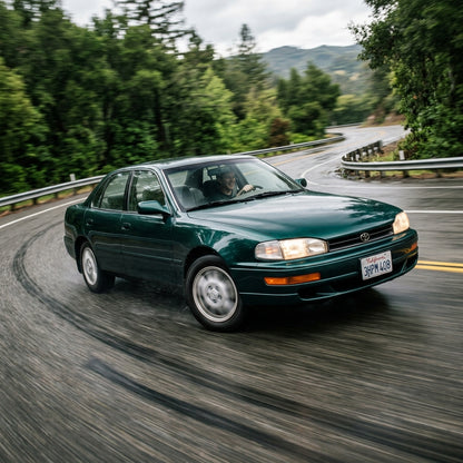 Action Shot: Toyota Camry Driving Fast