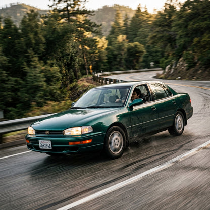 Action Shot: Toyota Camry Driving Fast