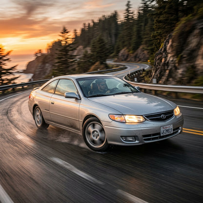 Action Shot: Toyota Camry,Solara Driving Fast