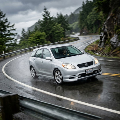 Action Shot: Toyota Corolla,Matrix Driving Fast