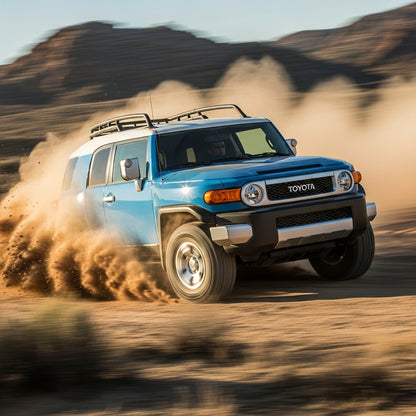 Action Shot: Toyota FJ Cruiser Driving Fast