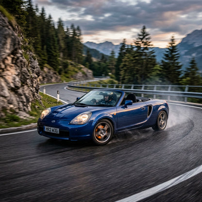 Action Shot: Toyota MR2 Driving Fast