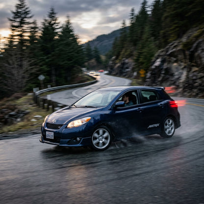 Action Shot: Toyota Matrix Driving Fast