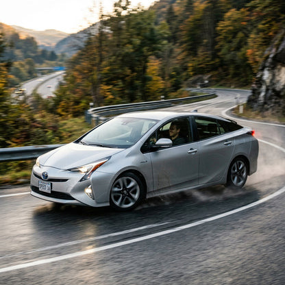 Action Shot: Toyota Prius Driving Fast