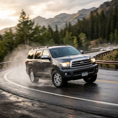 Action Shot: Toyota Sequoia Driving Fast