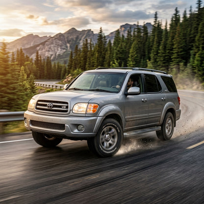 Action Shot: Toyota Sequoia Driving Fast