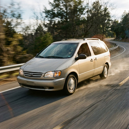 Action Shot: Toyota Sienna Driving Fast